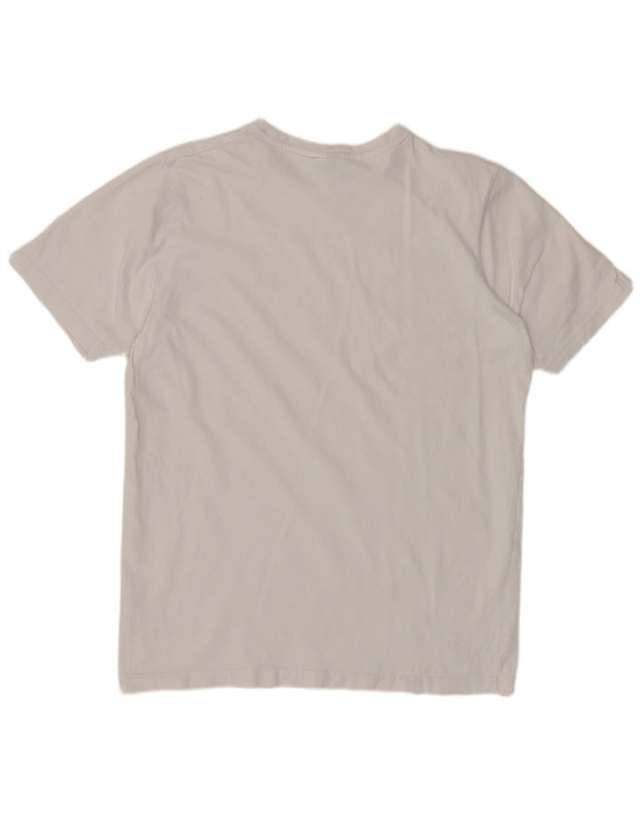 Tricou cu grafic pentru femei ELLESSE Top UK 14 Bumbac alb mediu