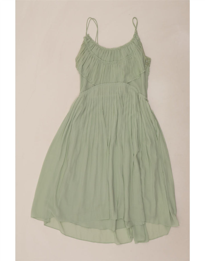 Rochie slip pentru femei Reiss UK 10 Poliester verde mic