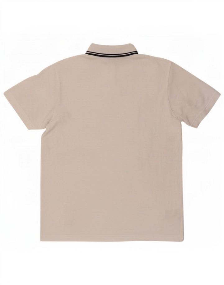 Tricou polo pentru bărbați Umbro Poliester alb mediu