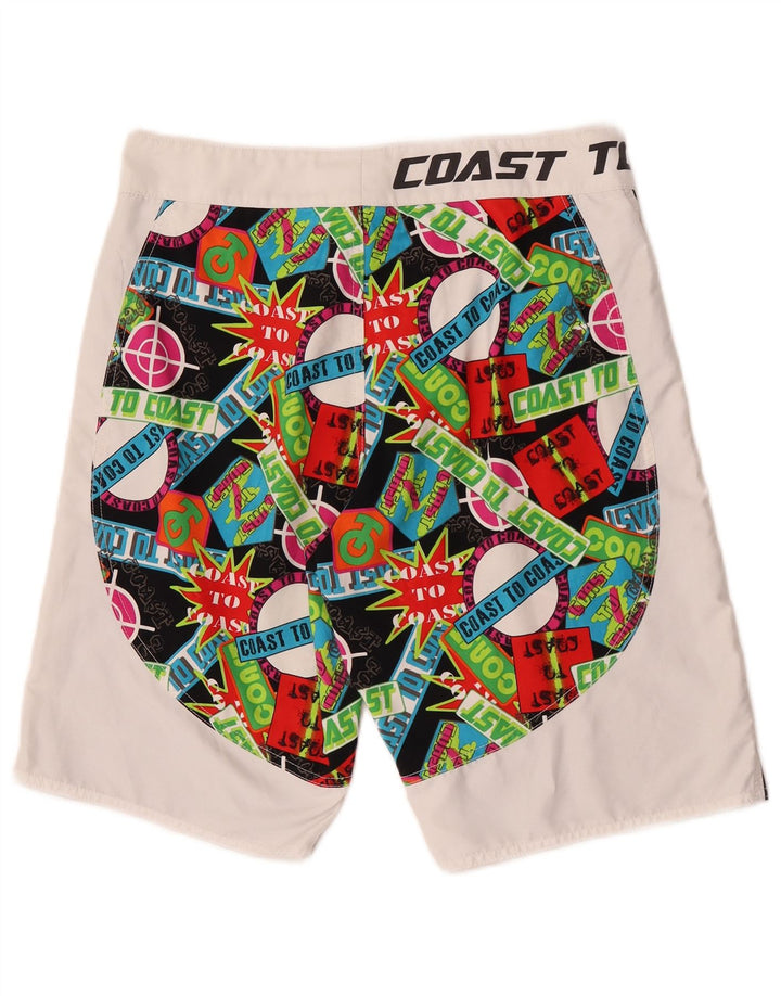 Pantaloni scurți de înot cu grafic pentru bărbați Coast, poliester multicolor medii