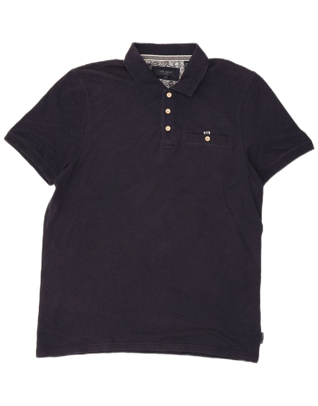 Tricou polo pentru bărbați Ted Baker Mărimea 4 mare, bleumarin, modal