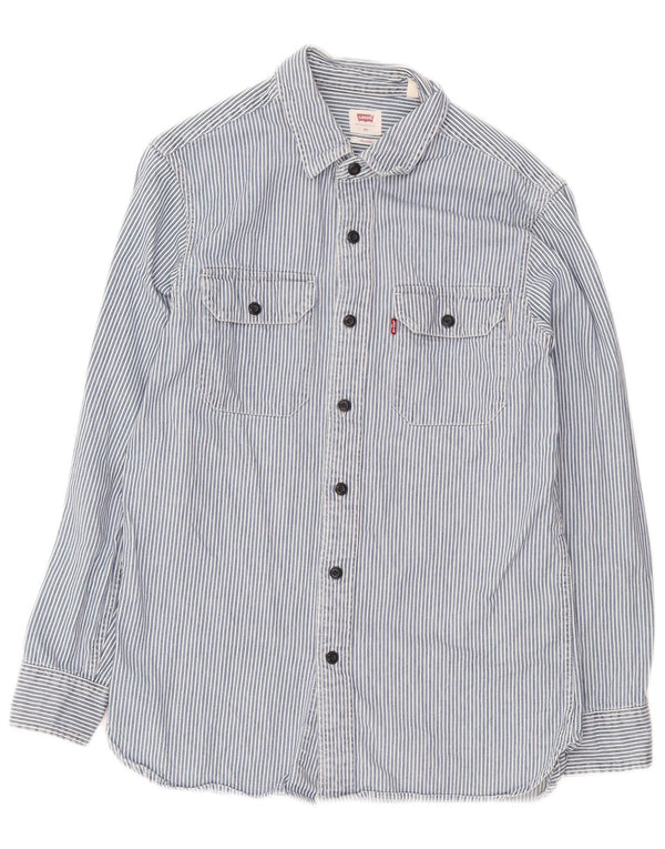 Cămașă pentru bărbați Levi's Relaxed Fit XS Blue Pinstripe