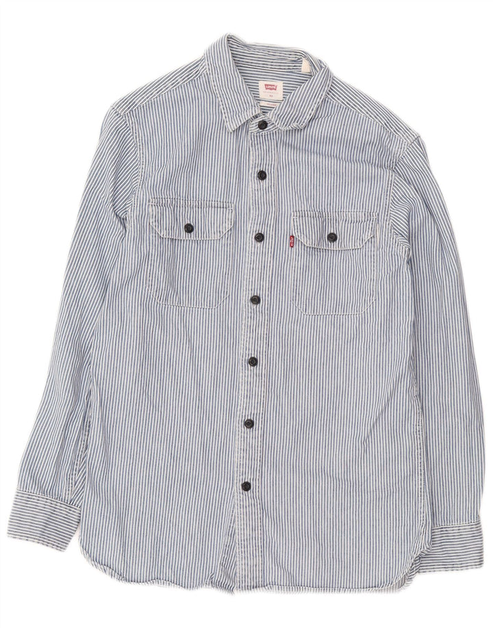 Cămașă pentru bărbați Levi's Relaxed Fit XS Blue Pinstripe