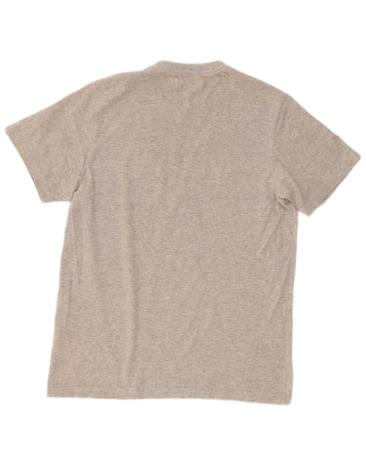 Tricou grafic pentru bărbați Adidas Top, bumbac, gri mediu