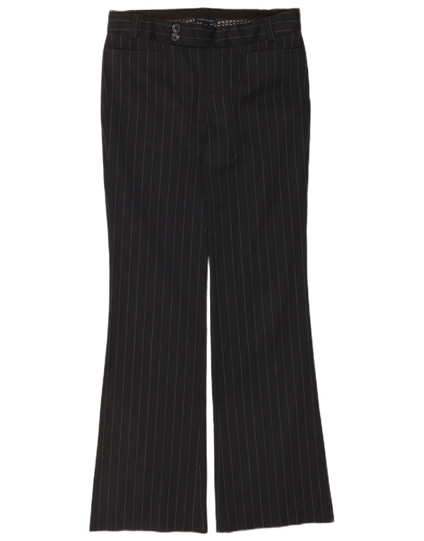 Pantaloni de costum Tommy Hilfiger pentru femei US 4 Small W30 L33 Black Pinstripe
