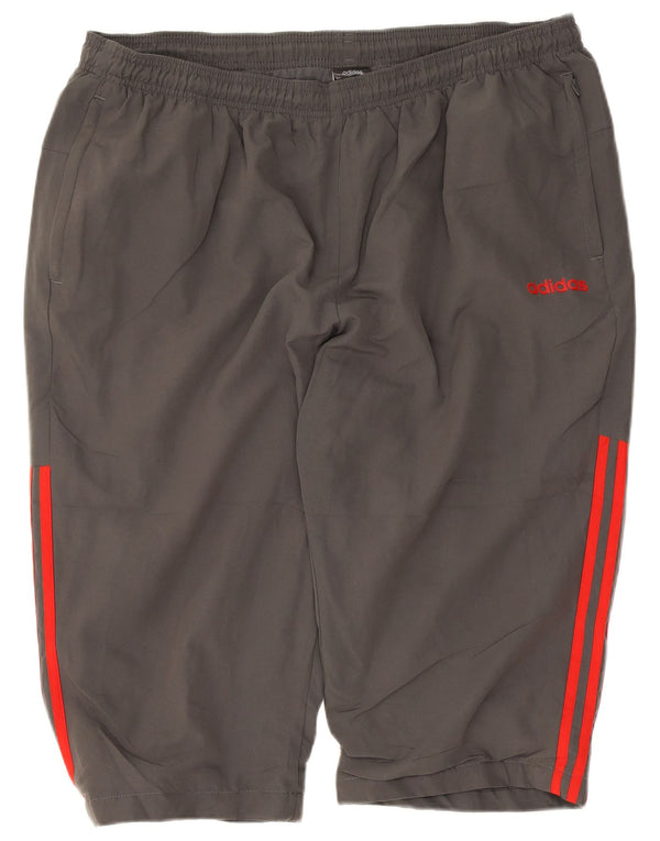 Pantaloni scurți sport pentru bărbați Adidas 2XL poliester gri