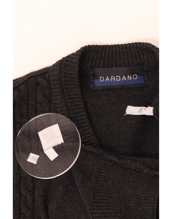 Dardano Mens Vest Tank Top IT 52 Large Gri Acrilic