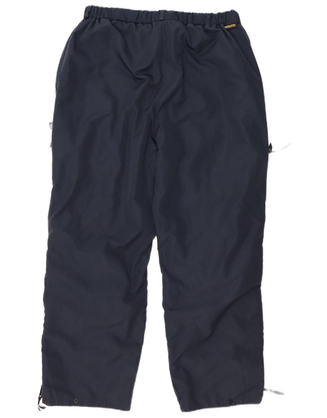 Pantaloni de trening vintage pentru bărbați XL poliester bleumarin