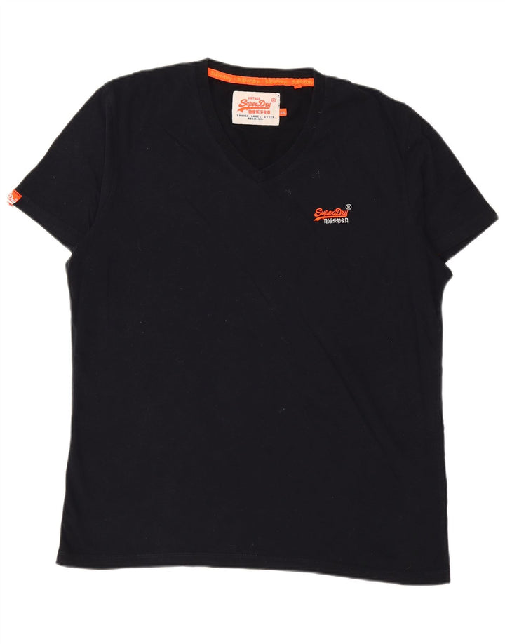 SUPERDRY Tricou Bărbați Top 2XL Negru