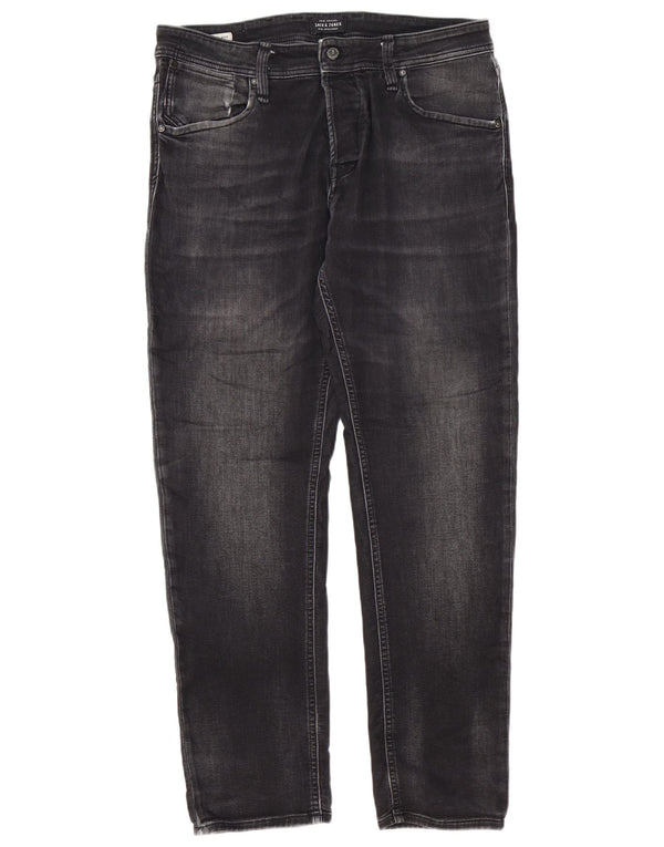 Jack & Jones Mike Straight Jeans pentru bărbați W34 L32 bumbac gri