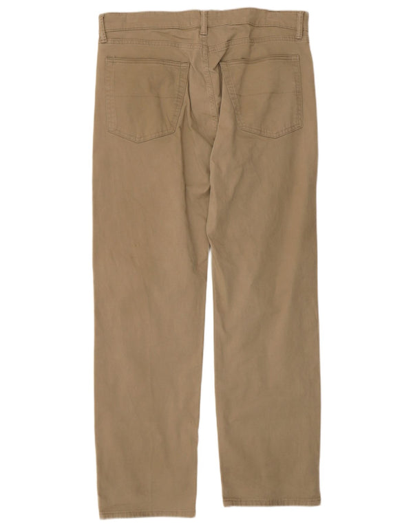 Pantaloni casual drepti pentru bărbați Marks & Spencer L34 L29 Bumbac kaki