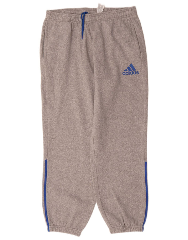Pantaloni de trening pentru bărbați Adidas Pantaloni de jogging XL, bumbac cu pete gri