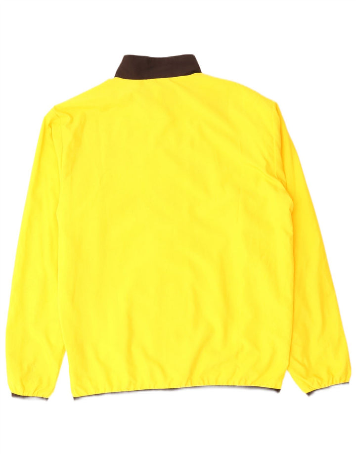 Jachetă de trening pentru bărbați Puma, din poliester color block, galben mediu