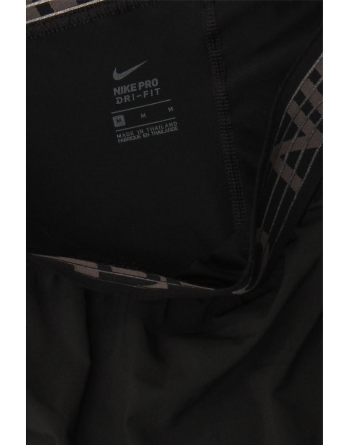 Pantaloni scurți sport grafic Nike pentru femei UK 14 Medium Black
