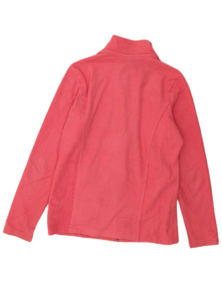 Jachetă fleece pentru femei Marks & Spencer UK 10 mic, roz, poliester