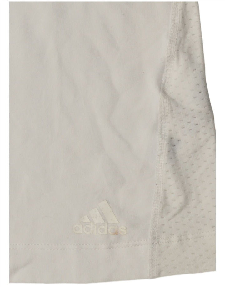 Adidas Climacool Vest Top pentru femei UK 14 Medium White Poliester