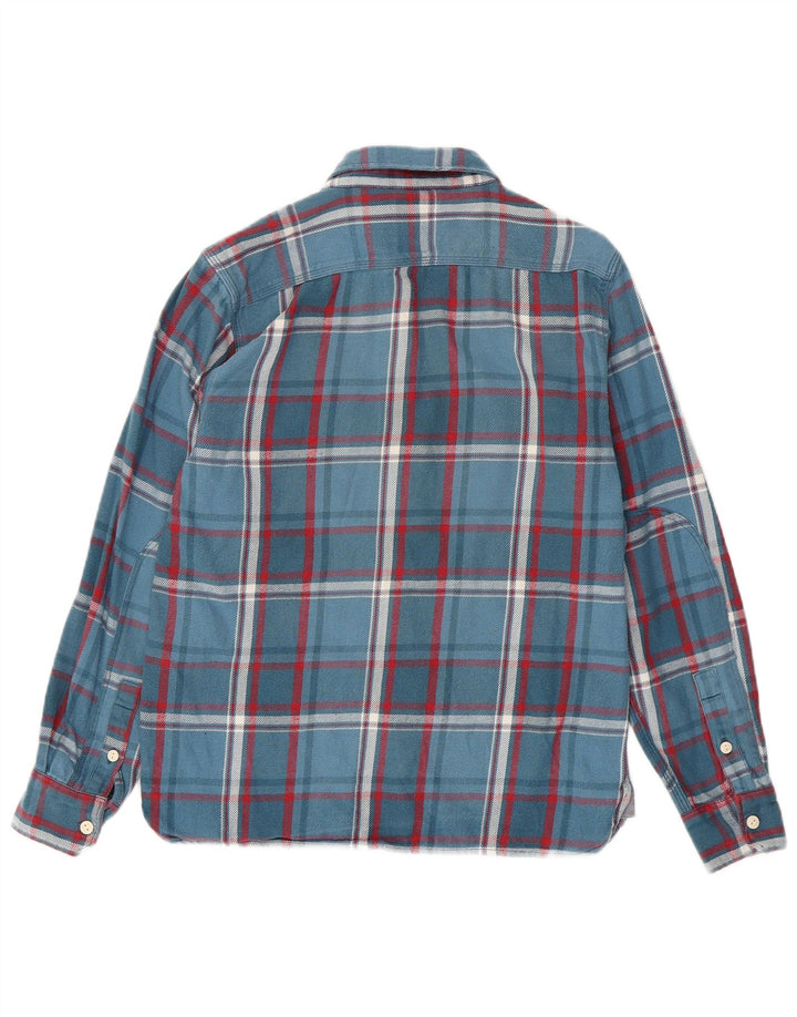 Cămașă de flanel pentru bărbați Levi's, cu ajustare standard, cu carouri mici, albastre