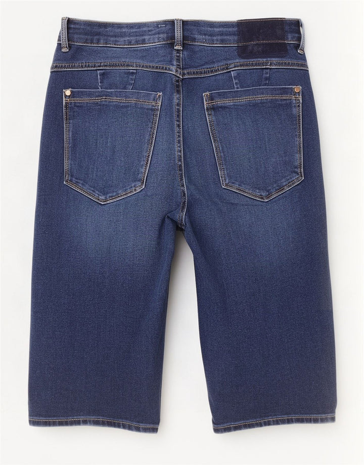 Marks & Spencer Pantaloni scurți Magic Denim pentru femei UK 12 Medium W28 Bleumarin