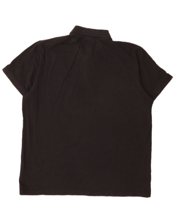 Kappa Mens Polo Shirt 2XL Black Cotton