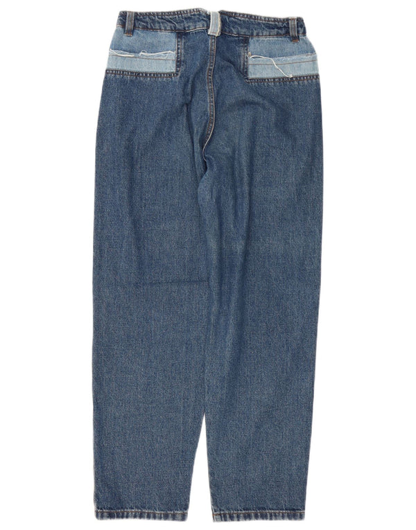 Blugi largi pentru femei cu talie înaltă Zara EU 36 XS W26 L27 Albastru