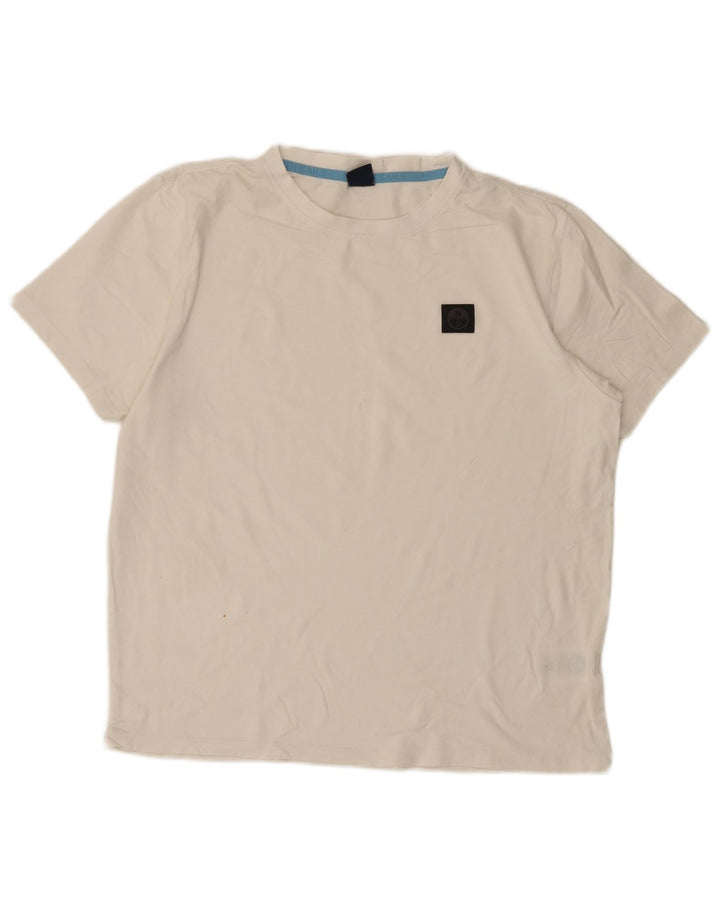 Tricou North Sails pentru bărbați Top mare din bumbac alb