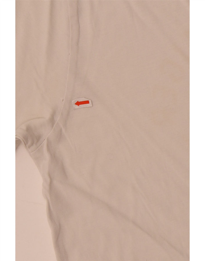 Tricou grafic Tommy Hilfiger pentru bărbați Top mediu din bumbac alb