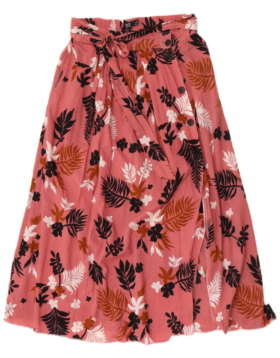 Fusta evazată pentru femei Zara Mic W26 Roz Floral
