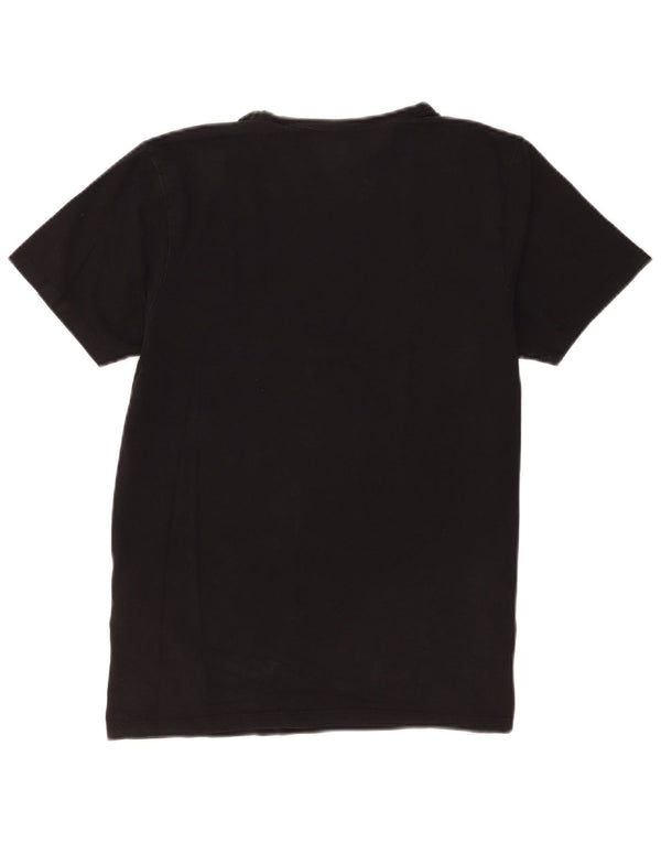 Tricou Jack & Jones pentru bărbați Top mare din bumbac negru