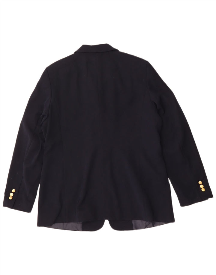 Jachetă blazer pentru femei L.L.Bean, cu ajustare normală, US 14 XL, poliester bleumarin