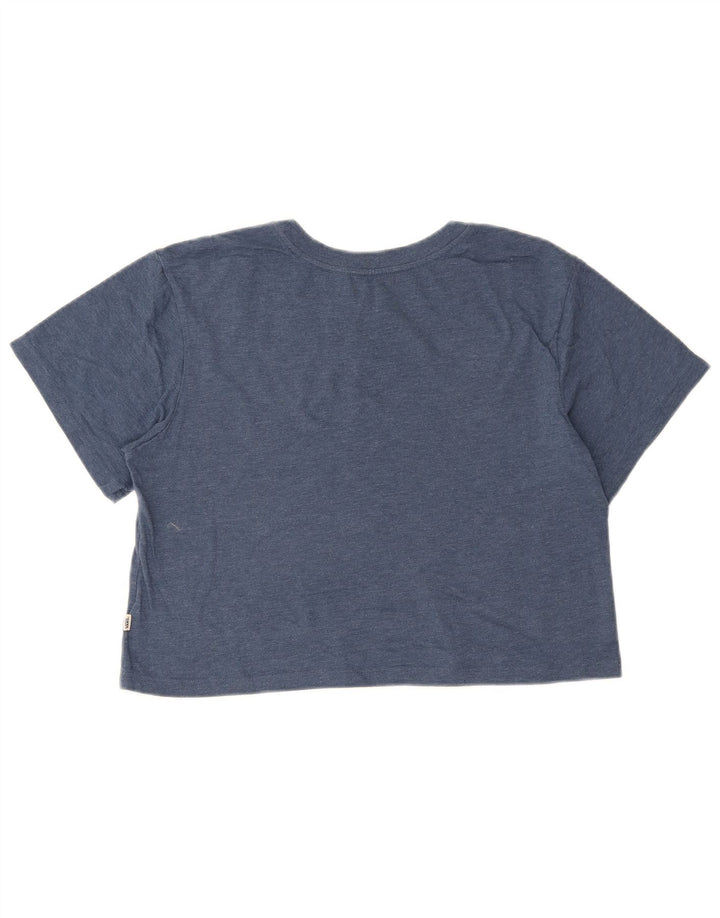Tricou grafic supradimensionat pentru femei Vans UK 10 Small Blue