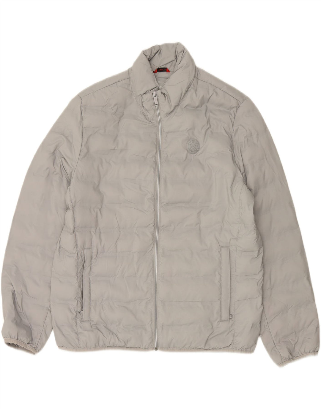 MICHAEL KORS Mens Padded Jacket UK 40 Large Grey Polyester