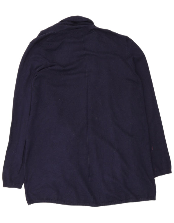Pulover cardigan deschis pentru femei Zara UK 12 Medium Bleumarin