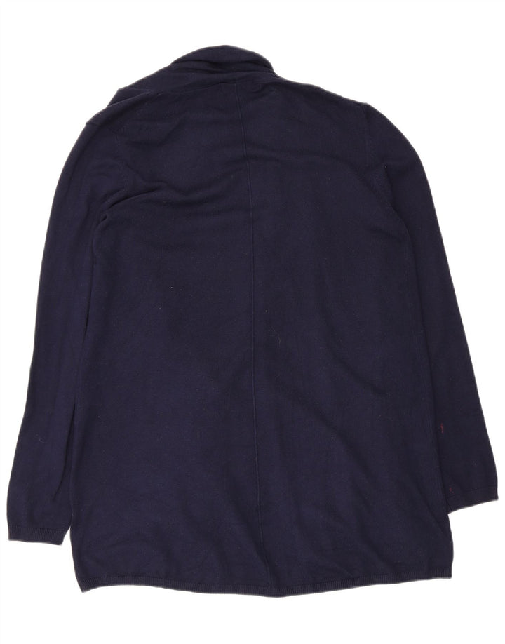 Pulover cardigan deschis pentru femei Zara UK 12 Medium Bleumarin