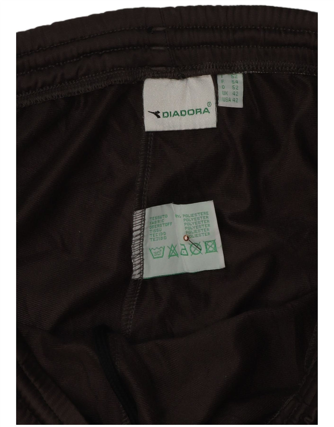 DIADORA Pantaloni de trening cargo pentru bărbați 2XL maro poliester color bloc