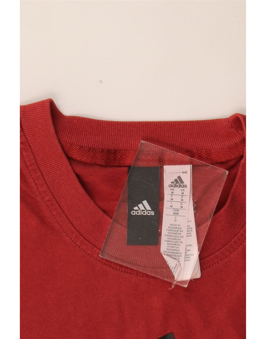 Tricou grafic pentru bărbați ADIDAS Top Medium Red