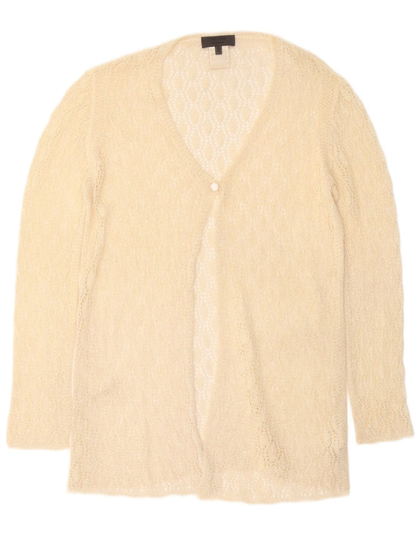 Pulover cardigan transparent pentru femei Les Copains IT 42 Medium Off White