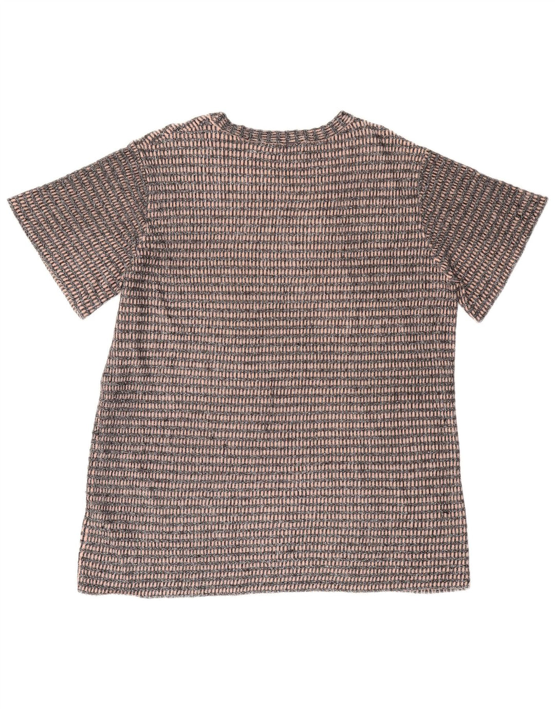 Tricou supradimensionat pentru femei Zara UK 14 Poliester cu dungi negre medii