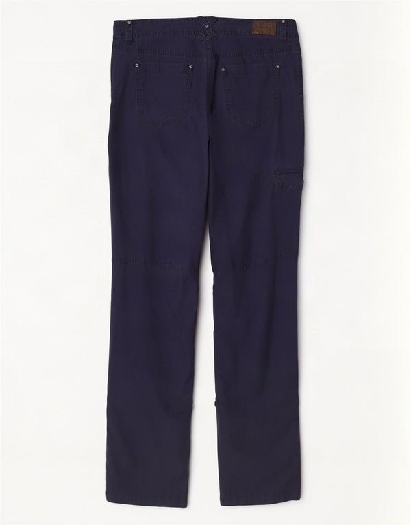 Pantaloni cargo drepti pentru femei Tommy Hilfiger US 4 Small W30 L31 bleumarin