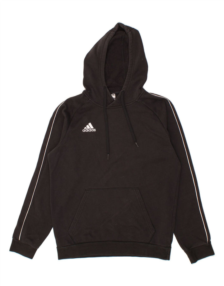 ADIDAS Mens Hoodie Jumper Medium Black Cotton Vintage Adidas and Second-Hand Adidas from Messina Hembry 