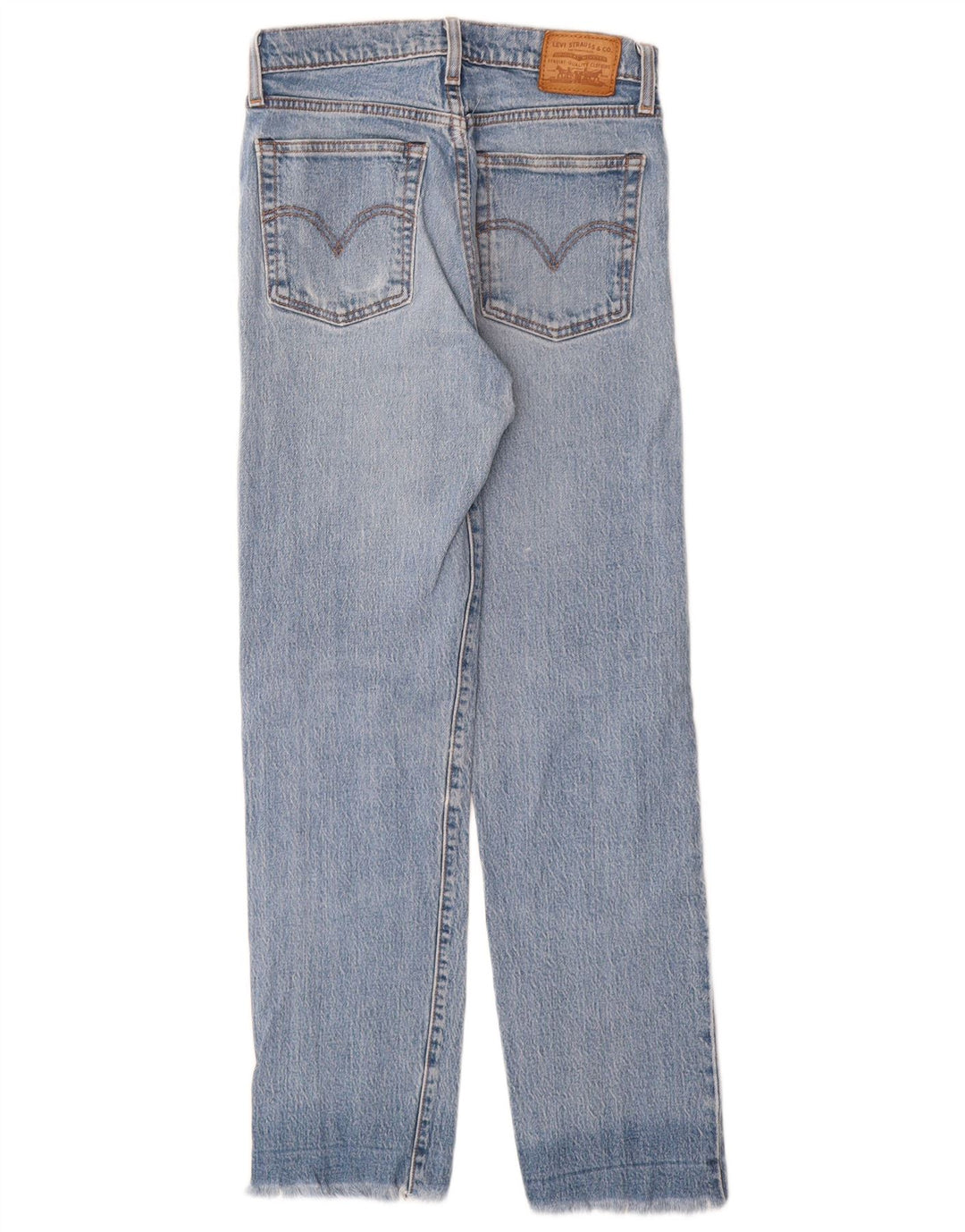Blugi Levi's Wedgie Straight pentru femei W25 L28 Bumbac albastru