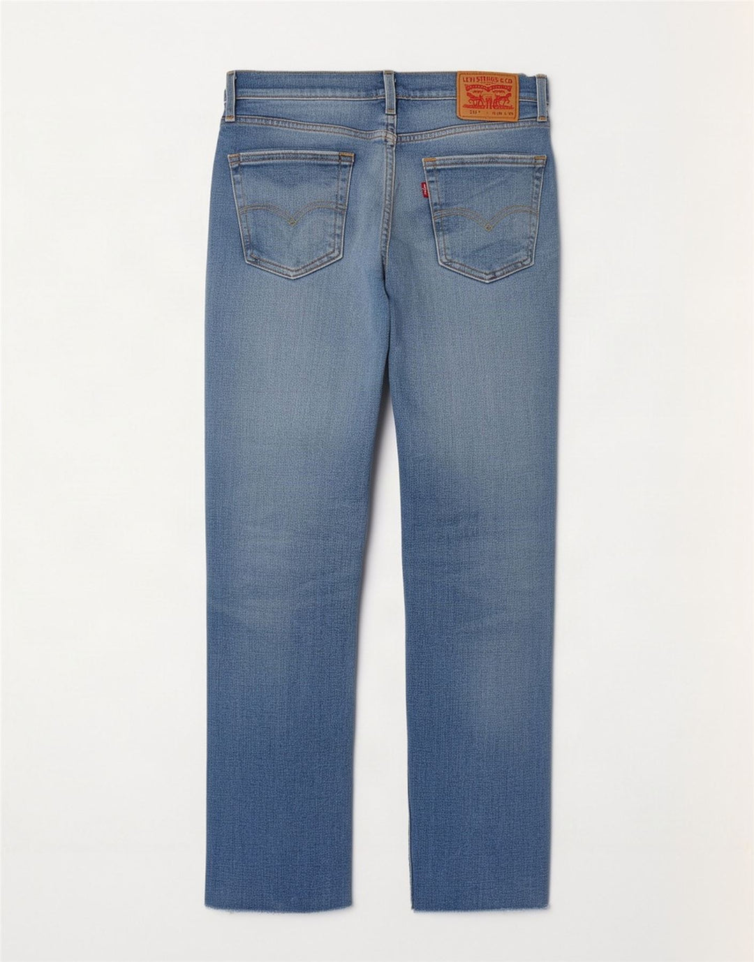 Blugi drepti distressed 514 Levi's pentru femei W28 L30 albastru