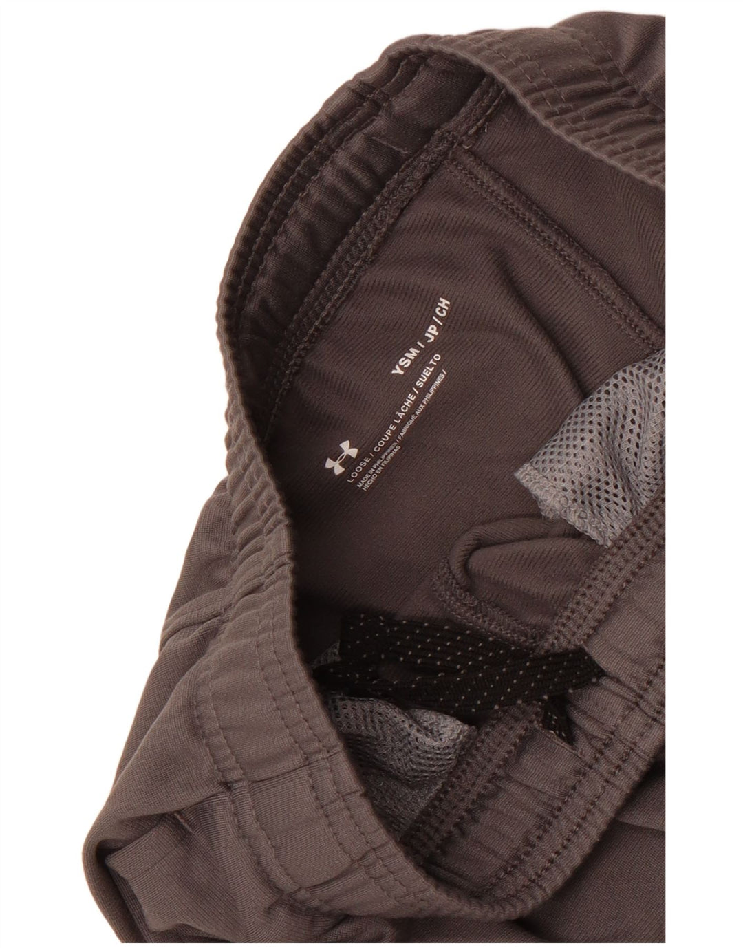 Pantaloni de trening Under Armour pentru băieți 7-8 ani, mici, gri, colorblock