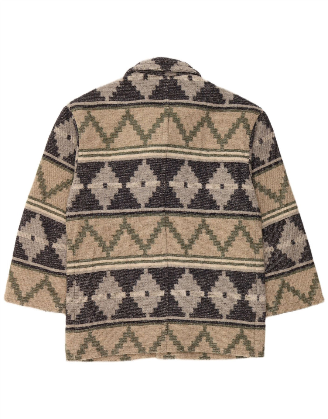 Jachetă Blazer Bărbați VINTAGE cu 4 nasturi UK 38 Medium Bej Fair Isle