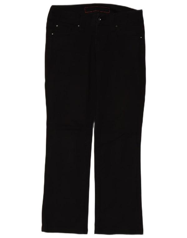 Guess Womens Bootcut Jeans W28 L29 Black Cotton