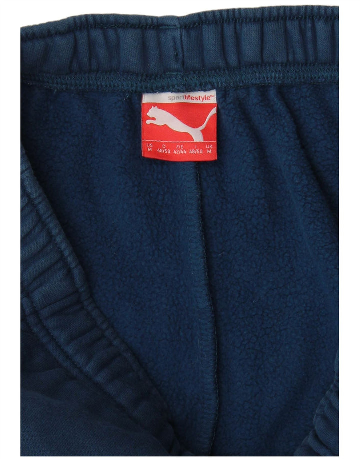 Pantaloni de trening grafic pentru bărbați PUMA Pantaloni de jogging, mijlocii, bleumarin