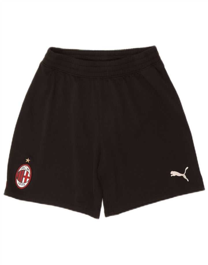 Pantaloni scurti sport PUMA pentru femei AC Milan UK 10, poliester negru mic