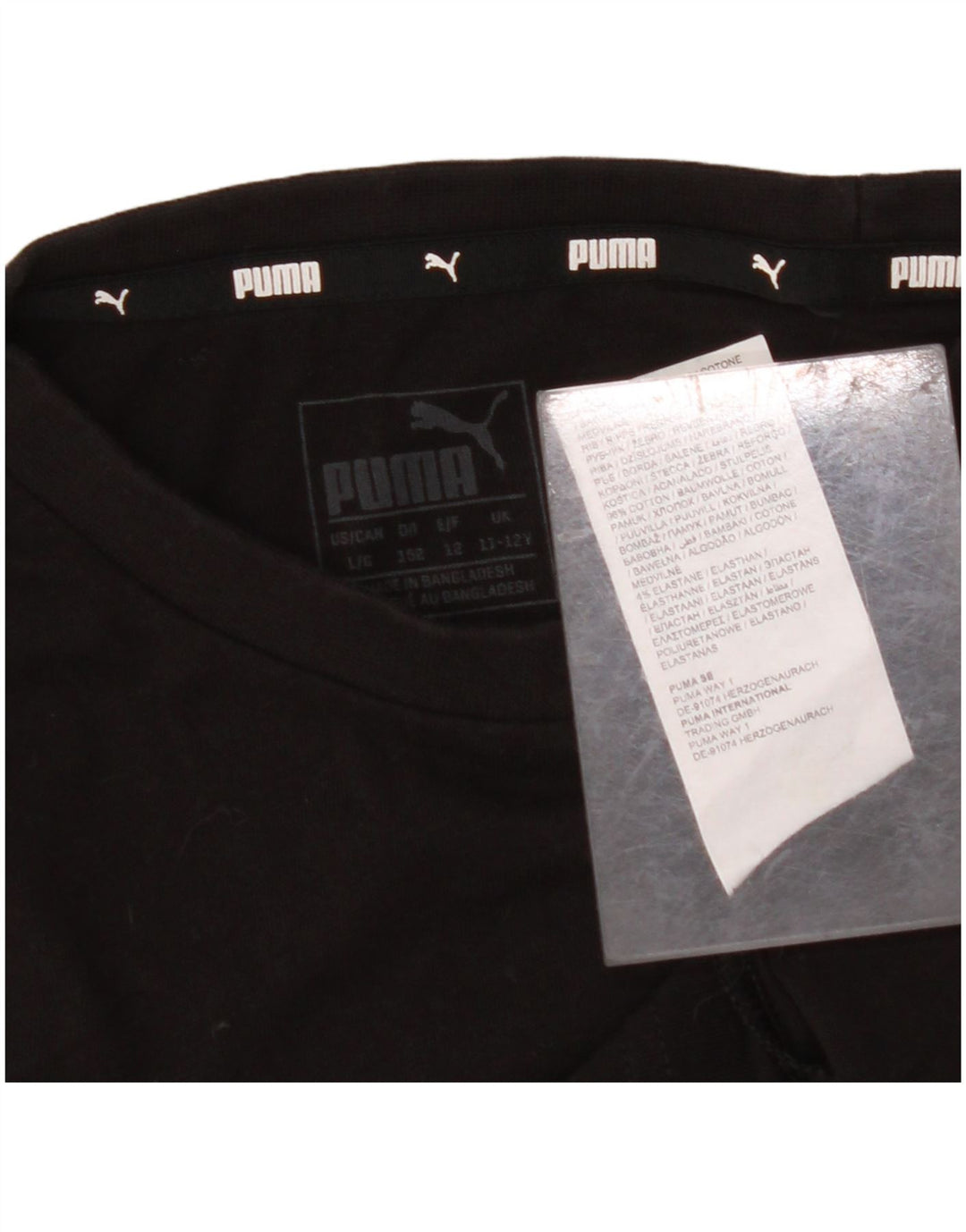 Tricou grafic ADIDAS pentru baieti Top 11-12 ani bumbac negru