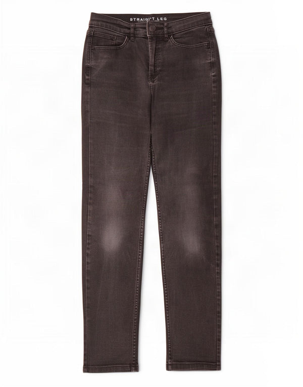 Blugi drepti pentru femei Marks & Spencer UK 8 Small W28 L30 Bumbac negru