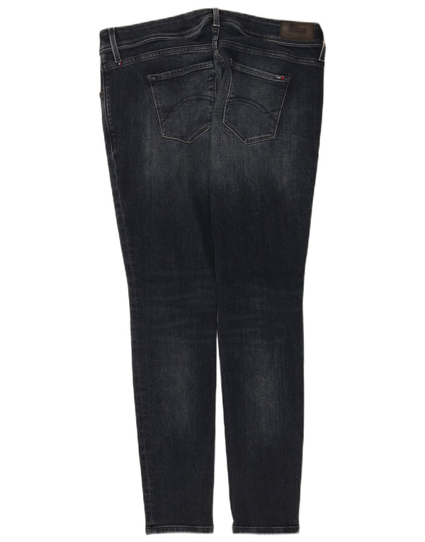 Blugi skinny Tommy Hilfiger pentru femei cu talie medie L30 L32 bumbac bleumarin