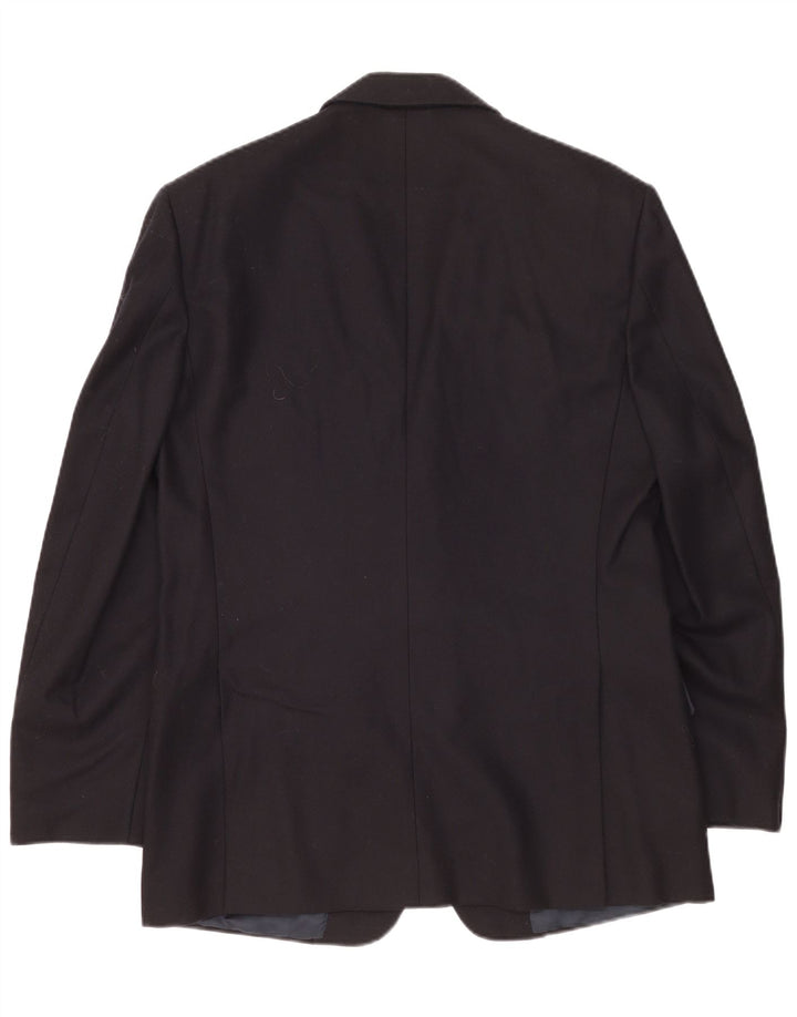 BURBERRYS Jachetă pentru bărbați cu 2 nasturi IT 50 Lână medie albastru bleumarin